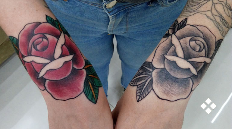 Tatuagem Tradicional - Estúdio Ponta Firme