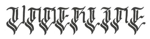 Underline Chanfrada - Logotipo do estúdio Underline, na sua versão Chanfrada.
