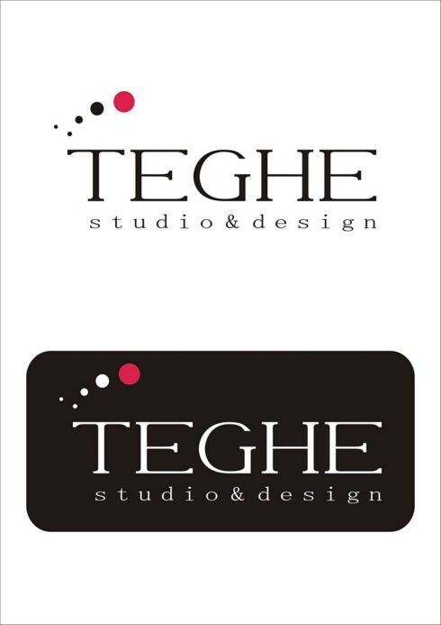 Teghe - Logomarca do estúdio Teghe Design e Fotografia