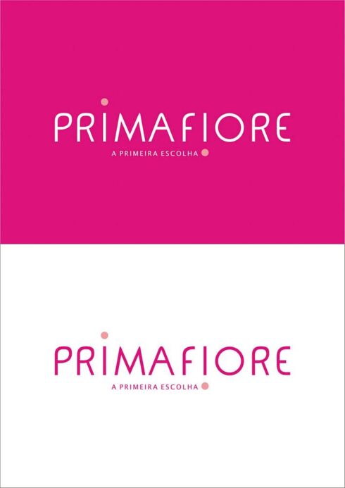 Prima Fiore - Logomarca para confecção de moda feminina Prima Fiore