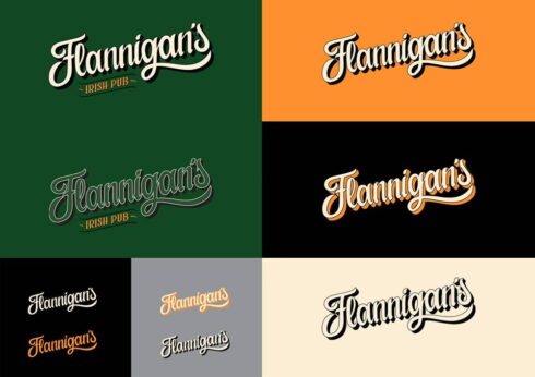 Flannigan’s - Logomarca para o Flannigan’s Irish Pub