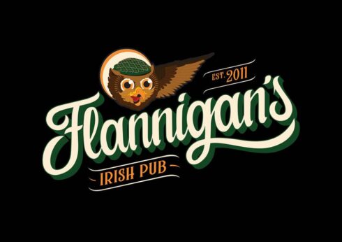 Flannigan’s - Logomarca para o Flannigan’s Irish Pub