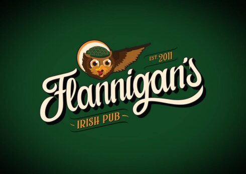 Flannigan’s - Logomarca para o Flannigan’s Irish Pub