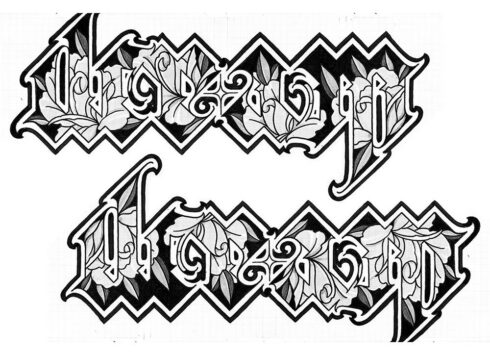 Dream x Dream - Lettering Ambigrama rotacional 180° com a palavra DREAM e DREAM. Flip Type 45° Chanfrado