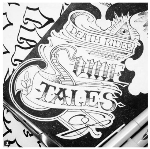 Lettering Ornamental - Estudos para Lettering Ornamental Decorativo