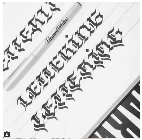 Lettering Ornamental - Estudos para Lettering Ornamental Decorativo