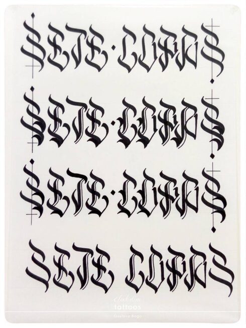 Lettering Ornamental - Estudos para Lettering Ornamental Decorativo