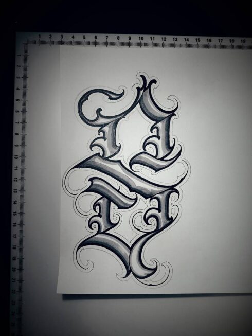 Lettering Ornamental - Estudos para Lettering Ornamental Decorativo