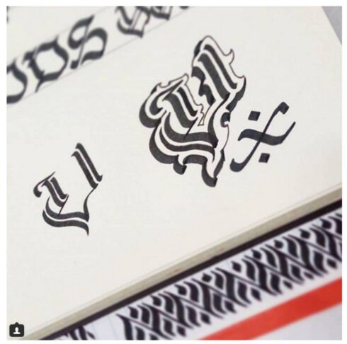 Lettering Ornamental - Estudos para Lettering Ornamental Decorativo