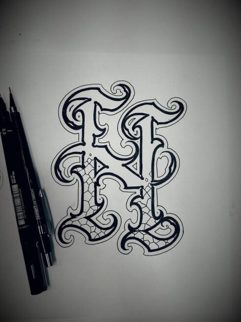 Lettering Ornamental - Estudos para Lettering Ornamental Decorativo