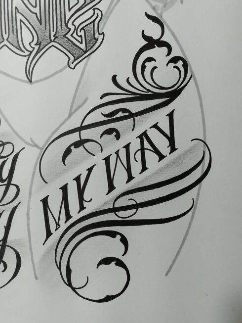 Lettering Ornamental - Estudos para Lettering Ornamental Decorativo