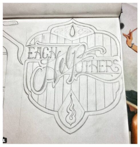 Lettering Ornamental - Estudos para Lettering Ornamental Decorativo