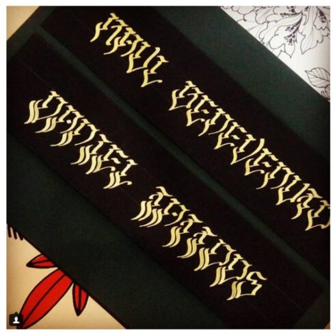 Lettering Ornamental - Estudos para Lettering Ornamental Decorativo