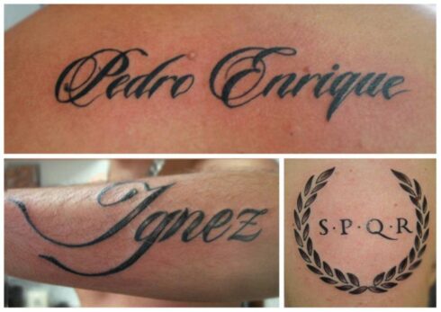 Lettering Ornamental - Tatuagem Lettering Ornamental Decorativo