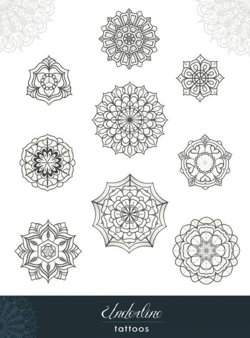 Mandalas - Coleção de mandalas circulares geométricas.