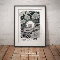 Print Impresso Fine Arte - O Conhecimento / Atenção e Sabedoria - Estúdio Ponta Firme