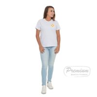 Camiseta TShirt Gold Ultra Confort 100% algodão 30.1 Penteado - Coleção One Love S1 - Branca