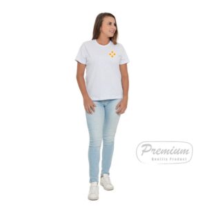 Camiseta TShirt Gold Ultra Confort 100% algodão 30.1 Penteado - Coleção One Love S1 - Branca