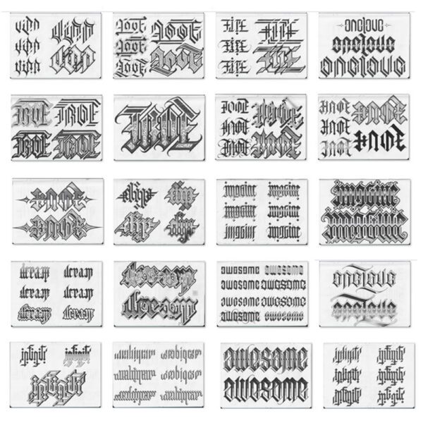 E-book Digital - Estudos Ambigramas Chanfrados 45º - Estúdio Ponta Firme