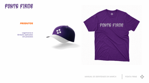 Manual Logo Ponta Firme_Produtos Camiseta Boné