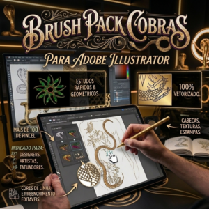 Brush Pack Cobras - Pincel Adobe Illustrator